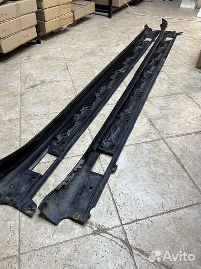 Пороги накладки panamera 971