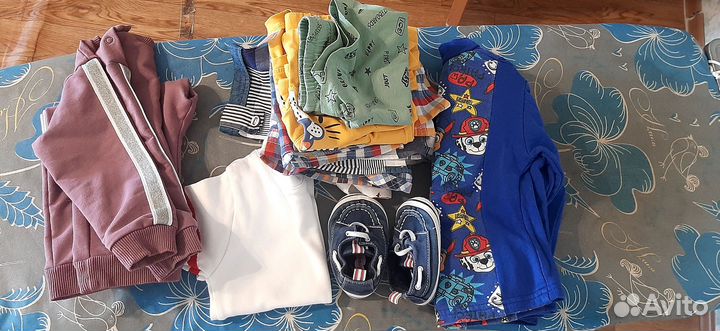 Детские вещи летние пакетом на мальчика 74