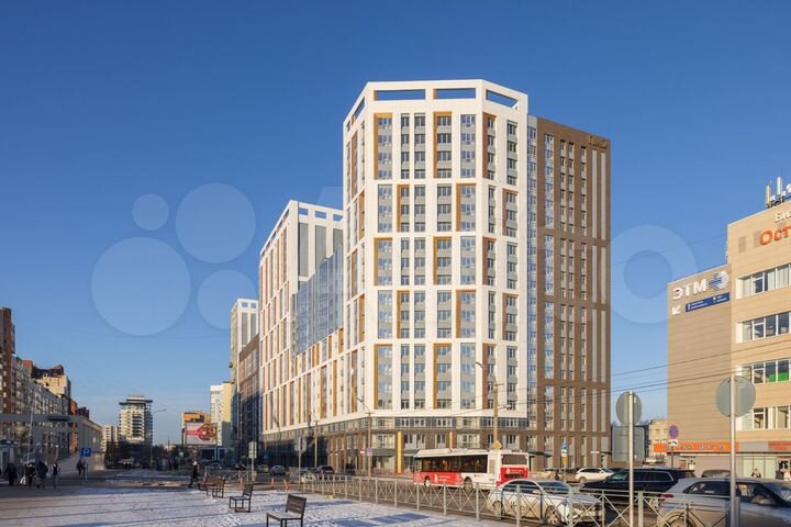 3-к. квартира, 75,4 м², 3/23 эт.