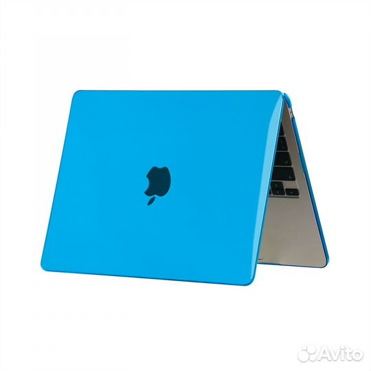 Чехол для MacBook Pro 13 2009-2011 глянец голубой