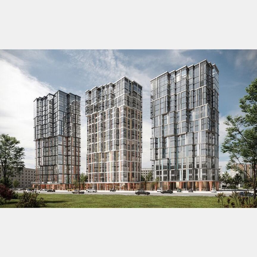 1-к. квартира, 43,3 м², 15/19 эт.