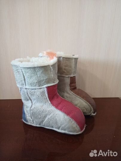 Меховой носок в резиновый сапог