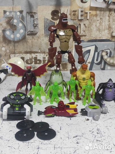 Набор Игрушек Бен 10/Марвел/Хот вилс/Трансформеры
