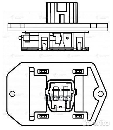 Резистор вентилятора LFR1920 luzar