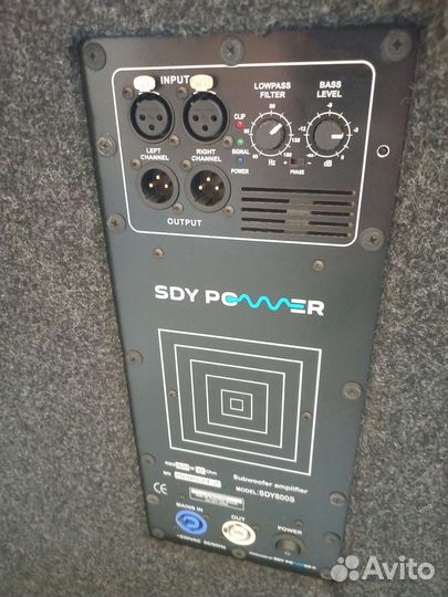 Сабвуфер 800Вт RMS 18