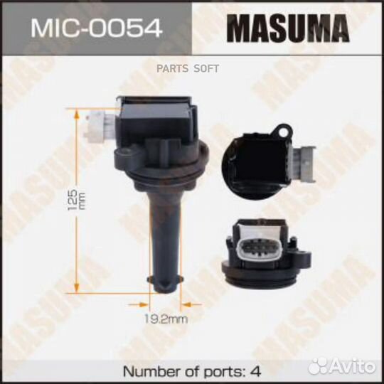Masuma MIC0054 Катушка зажигания volvo S60 II