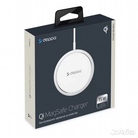 Беспроводная зарядка Deppa 15W