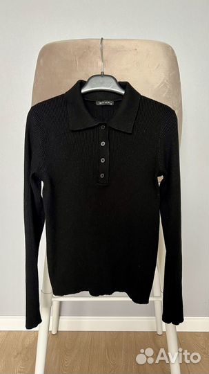 Водолазка поло с длинным рукавом