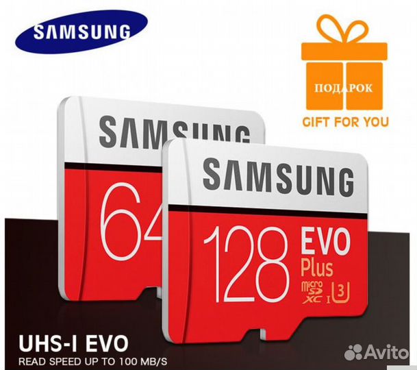 Samsung Micro SD TF 32GB Карта памяти