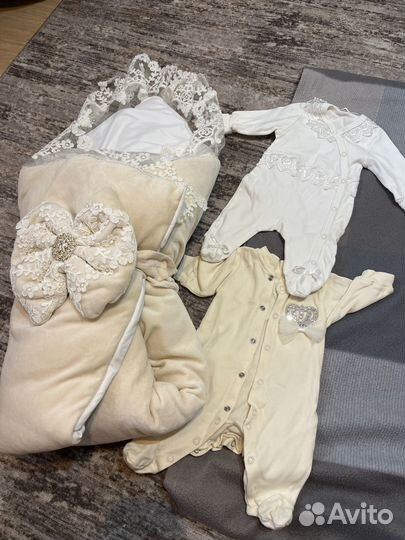 Конверт для новорождённого теплый осень и зима