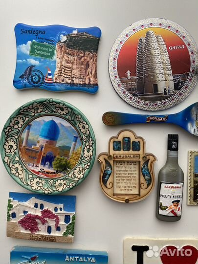 Магниты на холодильник из разных стран