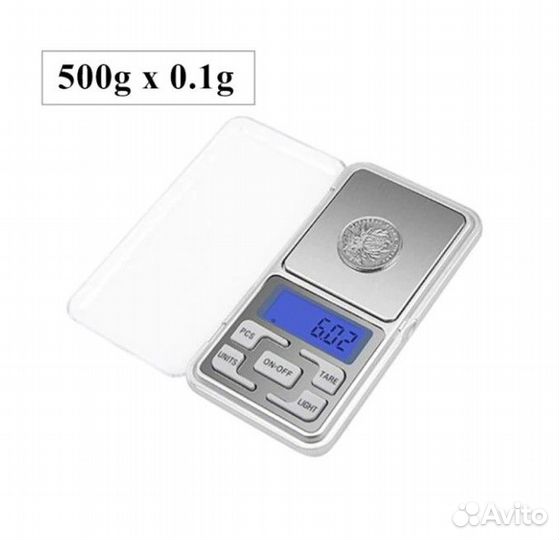 Высокоточные электронные весы от 0,1 г до 500гр