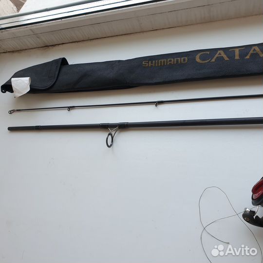 Удочка с катушкой шимано катано