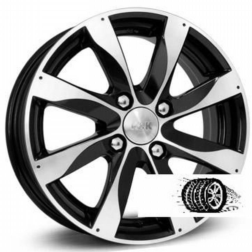 Литые диски K&K 6×R15 4×114.3