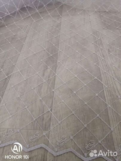 Тюль ромбик