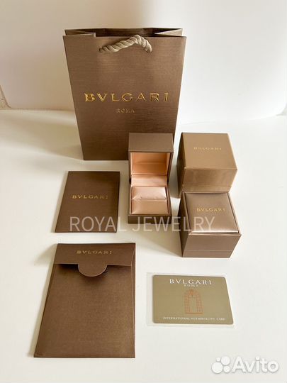 Упаковка Bvlgari под кольцо