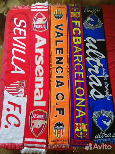Шарфы европейских футбольных клубов оригиналы