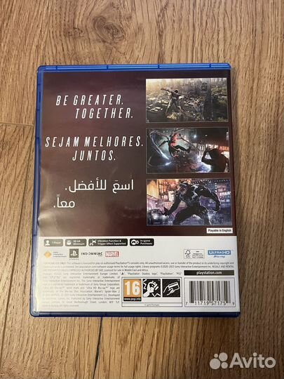 Человек-паук 2 игра ps5 диск на русском