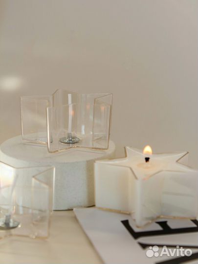 Гильзы для свечей пустые звёздочки