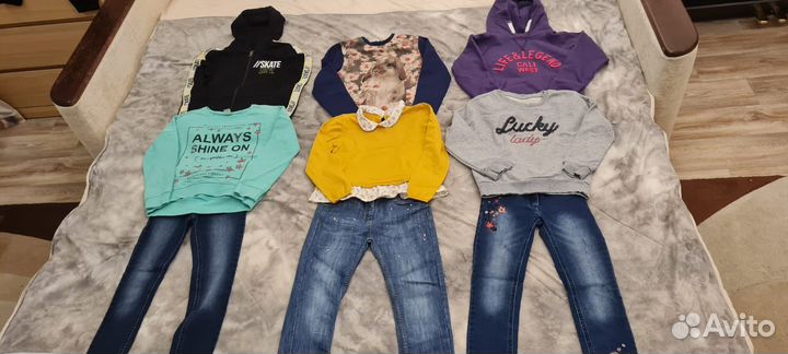 Пакет вещей для девочки 122 128