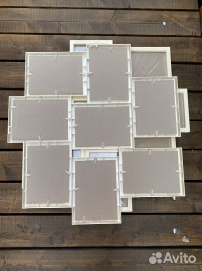 Фоторамка-коллаж (8 фото) 13х18 см /58х55 см
