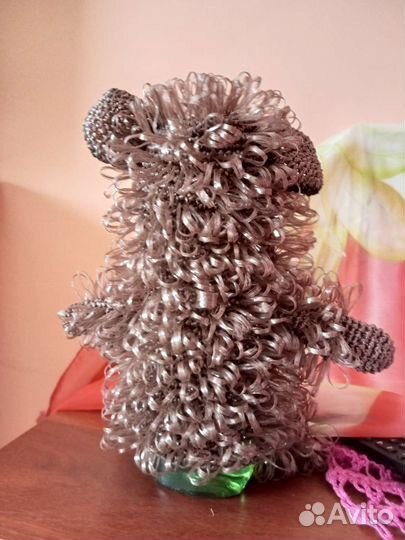 Мишка-мочалка на руку