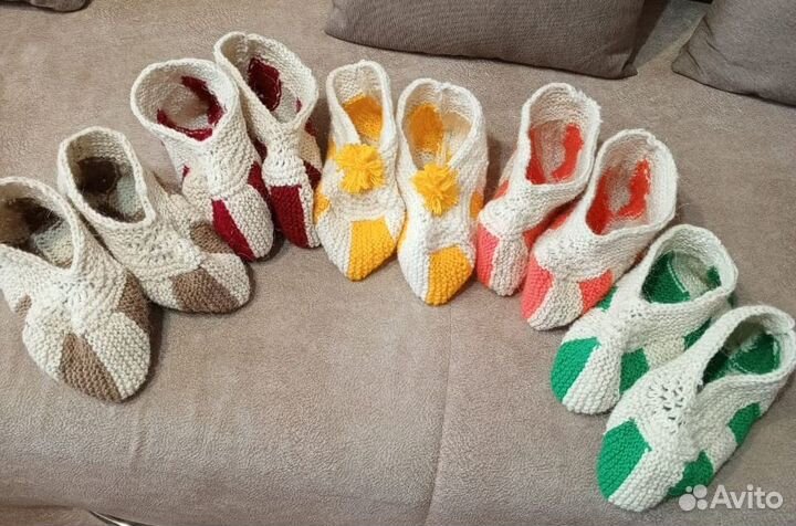 Следки вязанные