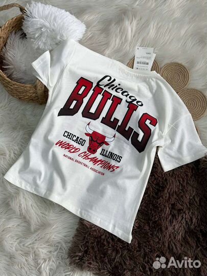 Футболка zara Chicago Bulls