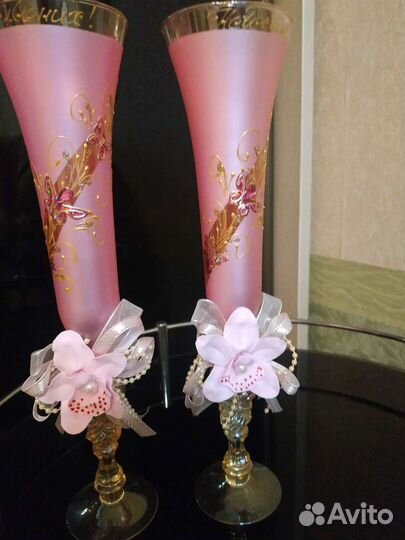 Бокалы (фужеры) свадебные