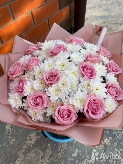 Цветы розы букет