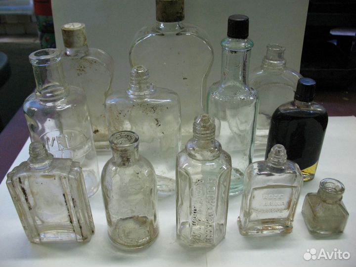 Стеклянные бутыльки №-3