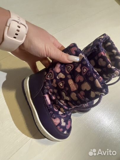 Сапоги зимние детские 22