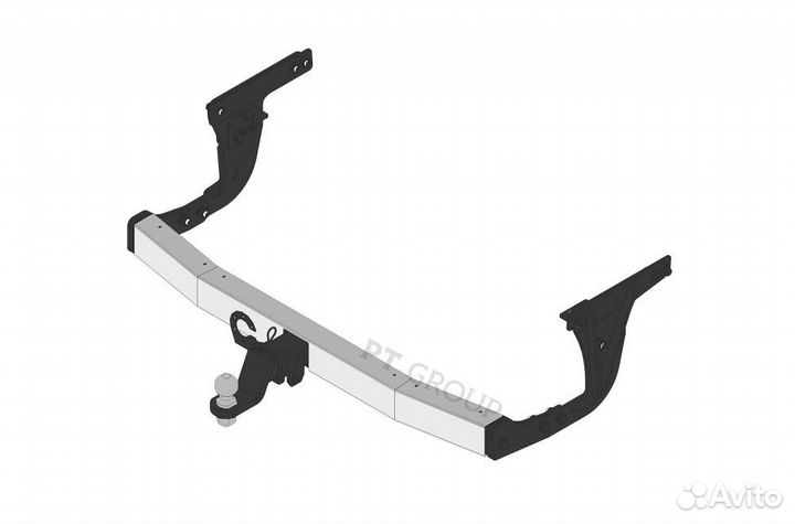 Фаркоп (тсу) квадрат, для Volkswagen Taos 2021