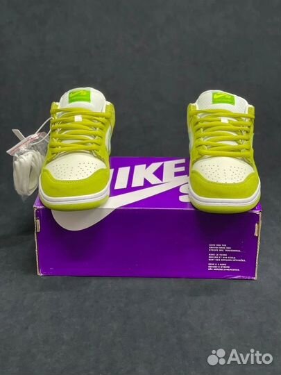 Кроссовки женские Nike Dunk Green Apple