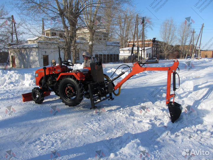 Мини-трактор Уралец 224Б с экскаватором
