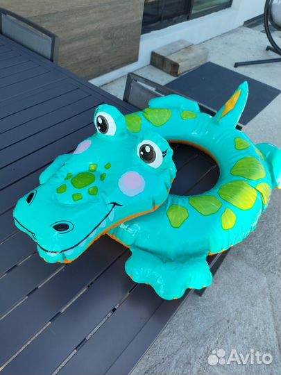Надувной круг крокодил