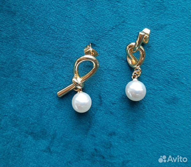 Серьги Celine knot