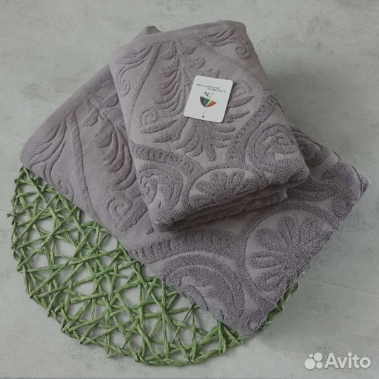 Полотенца новые баня лицо