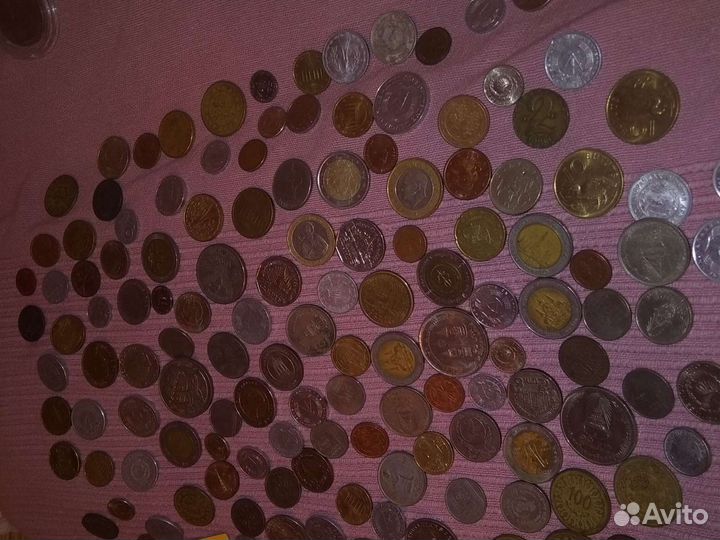 Иностранные монеты россыпью