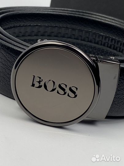 Ремень кожаный Boss lux l