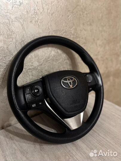 Руль на Toyota RAV4 ca40 с подушкой, руль corolla