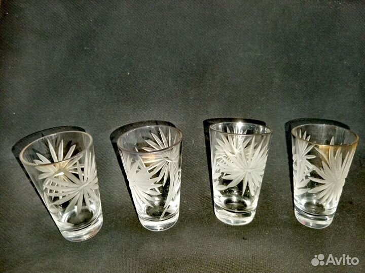 Стопки хрустальные СССР