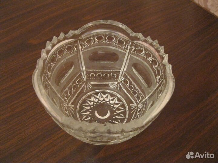 Салатник хрустальный