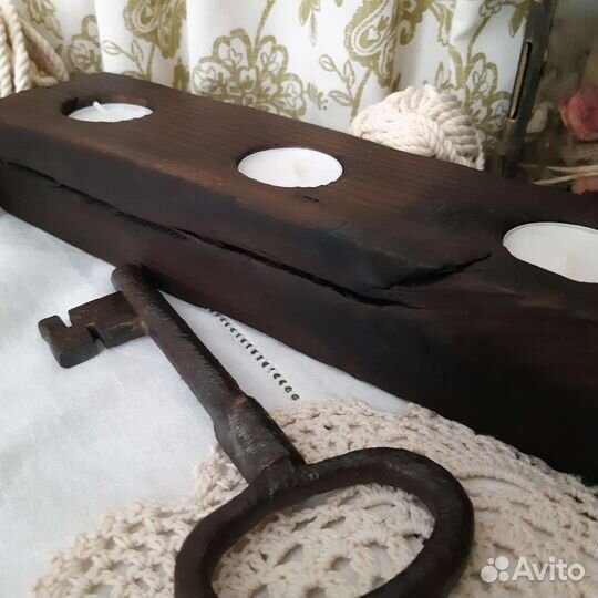 Подсвечник ручная работа