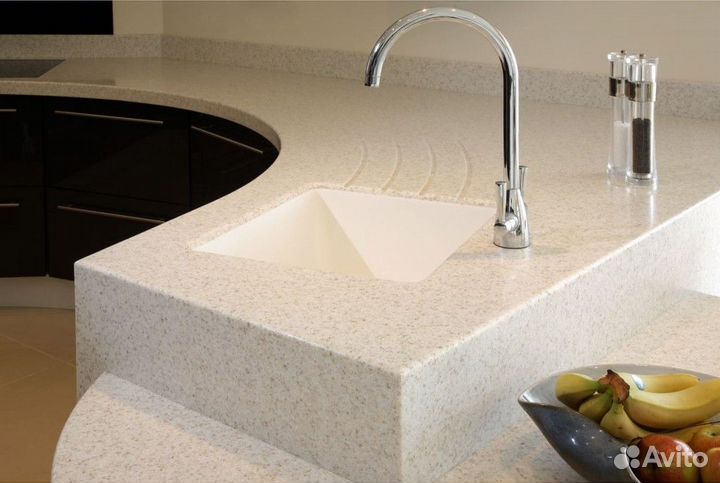 Столешница из искусственного камня, акрил 1 u-1309