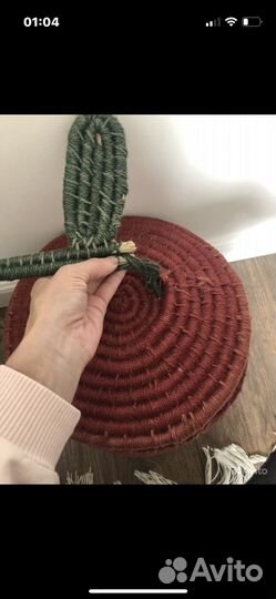 Зеркало макраме hm home zara home