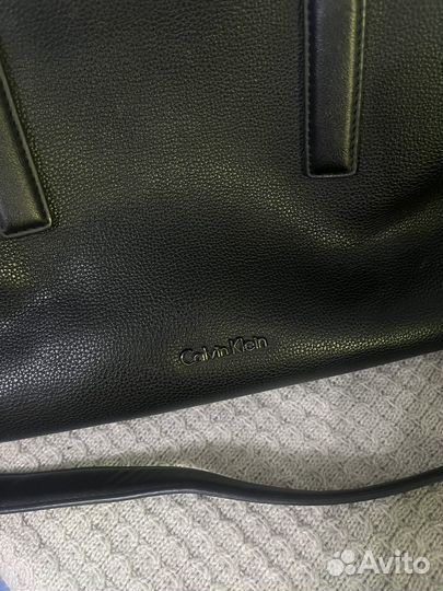 Черная сумка женская calvin klein
