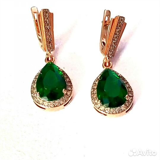 Золотые серьги