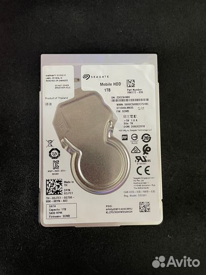 1 тб Жесткий диск Seagate Mobile HDD ST1000LM035