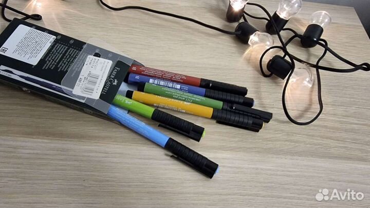 Ручка капиллярная набор 6 цветов